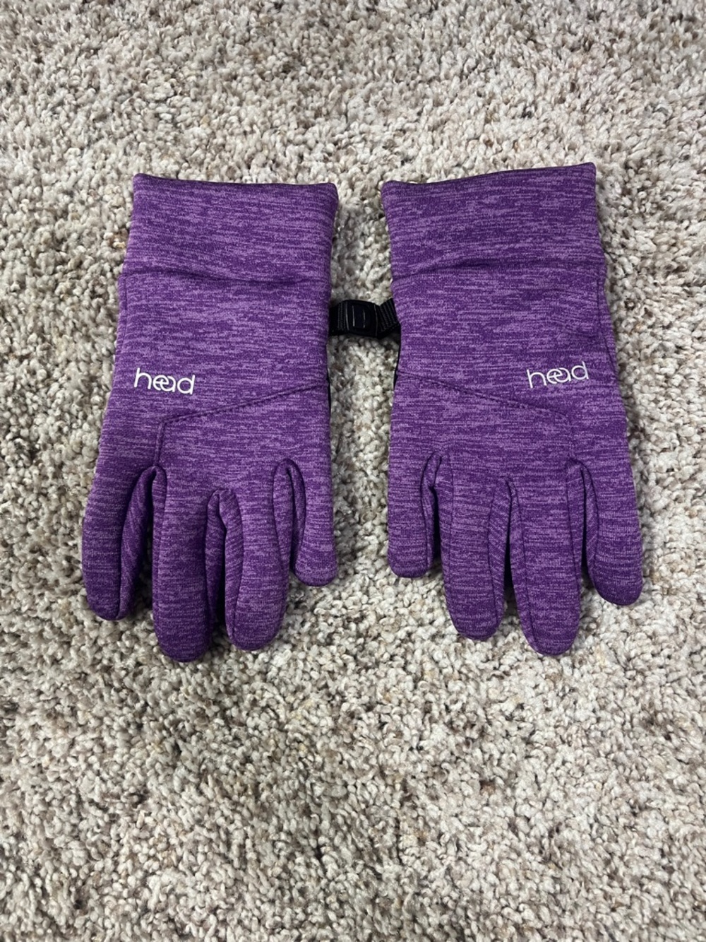 Head Kids Fabulous Heathered Purple Touchscreen Mittens